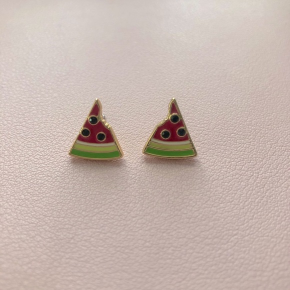 KATE SPADE Watermelon Slice Stud Earrings - Picture 3 of 4